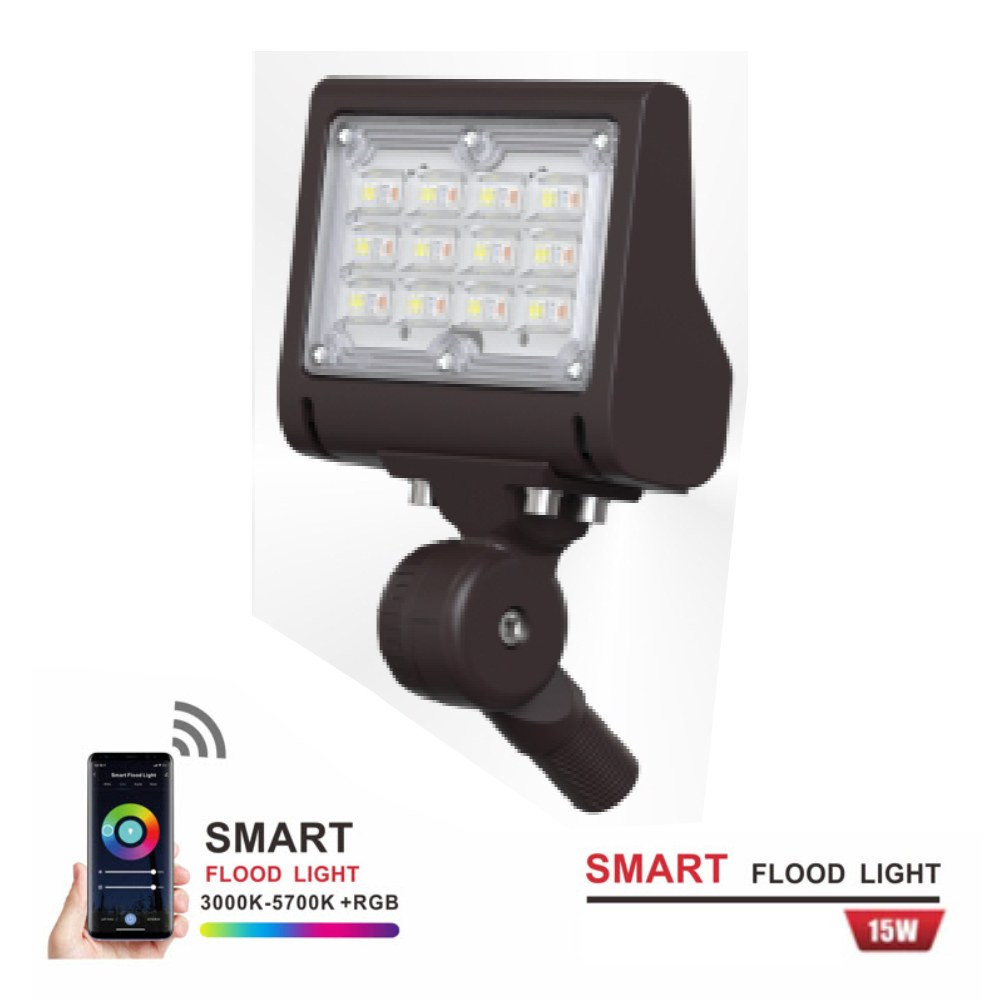 15W RGBW OUTDOOR LED FLOODLIGHT