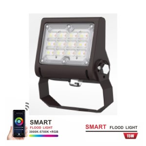 15W RGBW OUTDOOR LED FLOODLIGHT - LCFLD15W-RGBWCCT-Y
