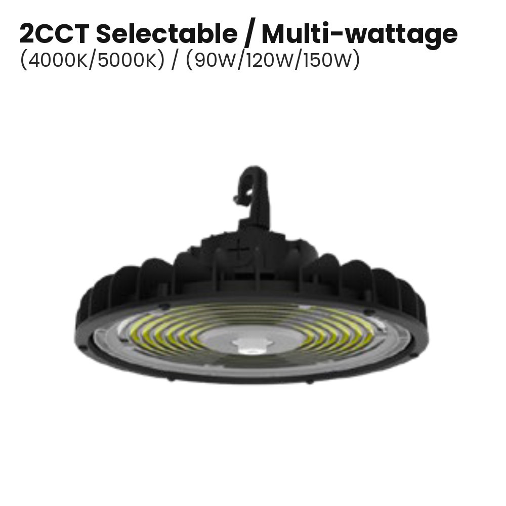 90W-120W-150W LED HIGHBAY - LCHBU-90-120-150W-MKWV-BK-T