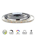LED STRIP 20W/M 24V 100W IP22 (CCT)
