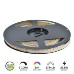 LED STRIP 28.8W/M - LCLS24V-144W-40K-IP22-30M
