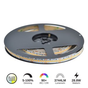 LED STRIP 28.8W/M - LCLS24V-144W-40K-IP22-30M