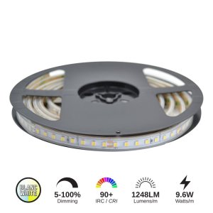 LED STRIP 9.6W/M - LCLS24V-48W-35K-IP66