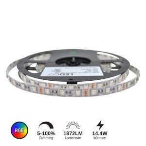 LED STRIP 14.4W/M (RGB) - LCLS24V-72W-RGB-IP22-30M