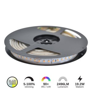 LED STRIP 19.2W/M 24V 96W 30K IP66