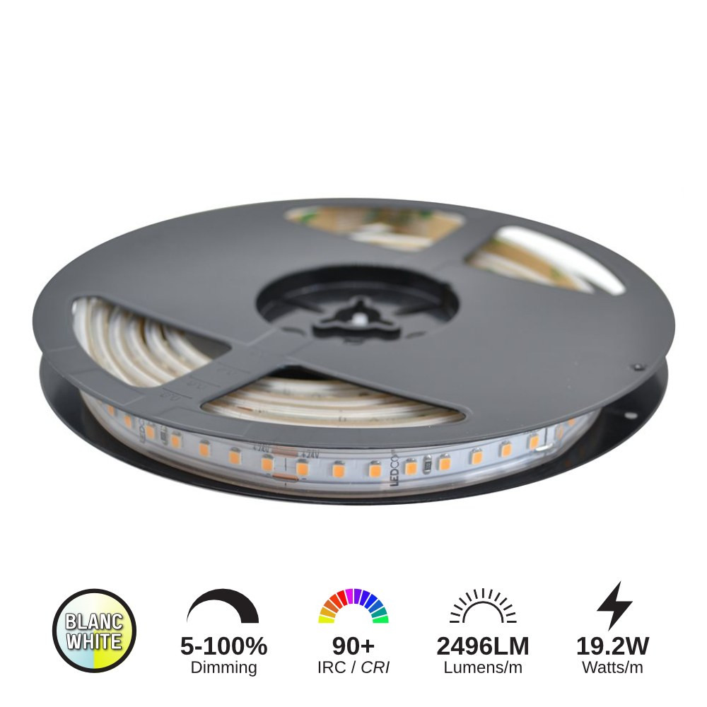 LED STRIP 19.2W/M - LCLS24V-96W-35K-IP66