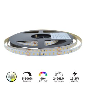 LED STRIP 19.2W/M - LCLS24V-96W-50K-IP22-30M