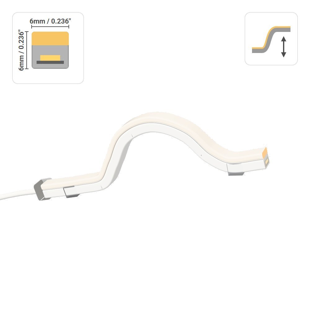 FLEX NEON 6W/M - 6X6MM - LCLS24VFLX-6X6-6W-30K