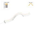 NEON FLEX 14.4W/M - SIDE VIEW - LCLS24VFLX-SV-14W-30K