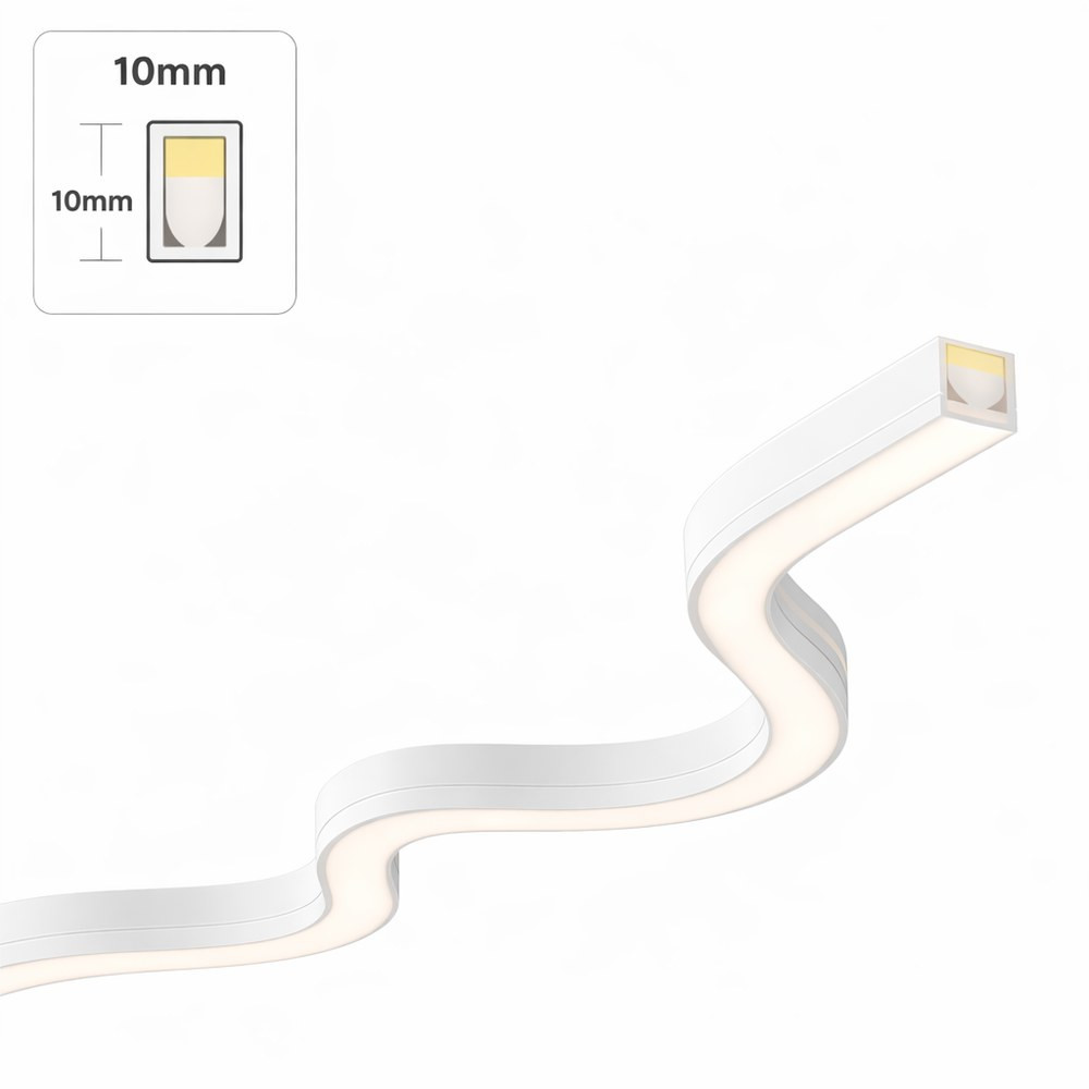 NEON FLEX 14.4W/M - TOP VIEW - LCLS24VFLX-TV-14W-27K-30M