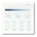 4 ZONE WALL CONTROLLER RF MILGT - WHITE (B1)