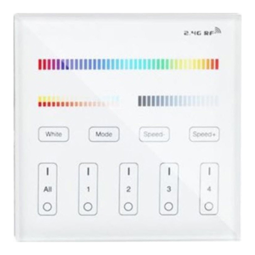 4 ZONE RF MILGT WALL CONTROLLER - ALL (B4)