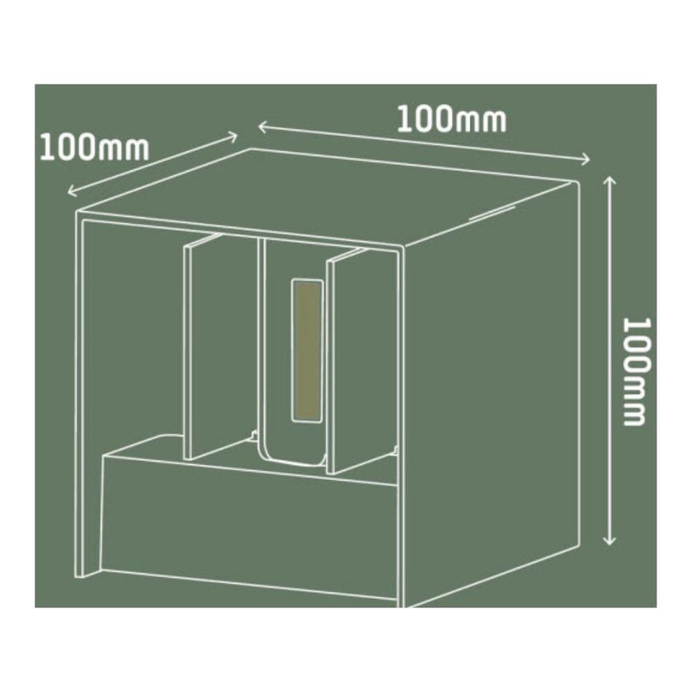 ADJUSTABLE OUTDOOR LED WALL LIGHT FIXTURE