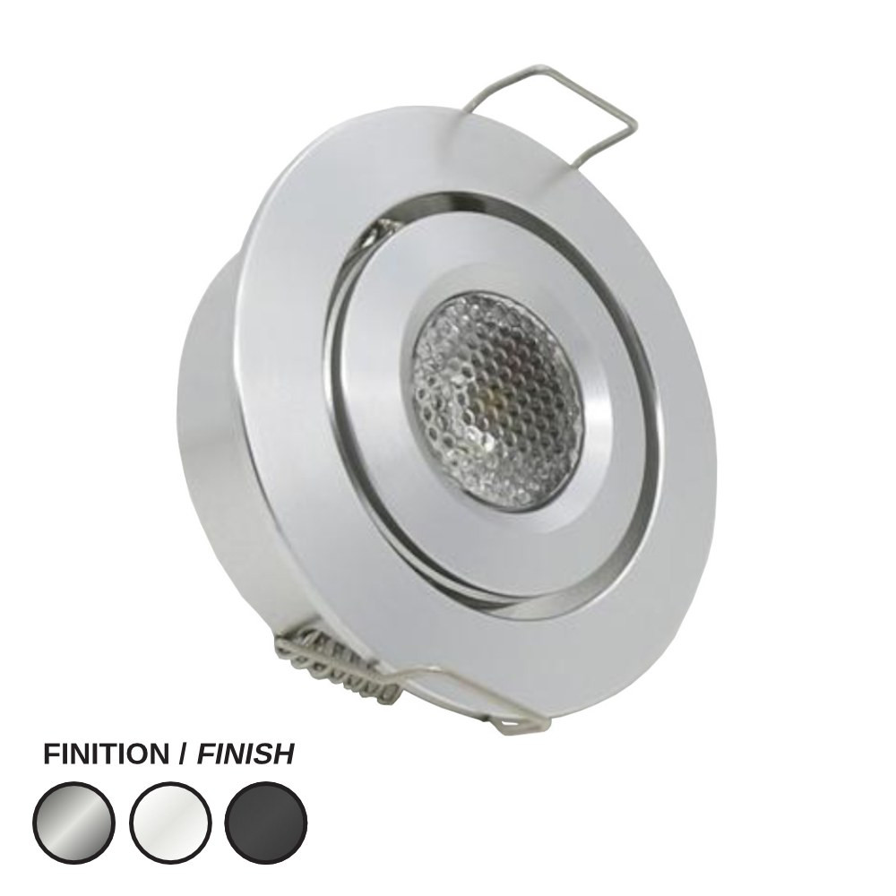 LED PUCK #200 - LCPK200-12V-40K-BS