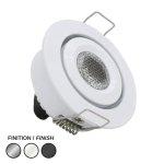 LED PUCK #200 - LCPK200-12V-40K-WH