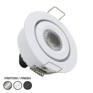 LED PUCK #200 - LCPK200-12V-40K-WH