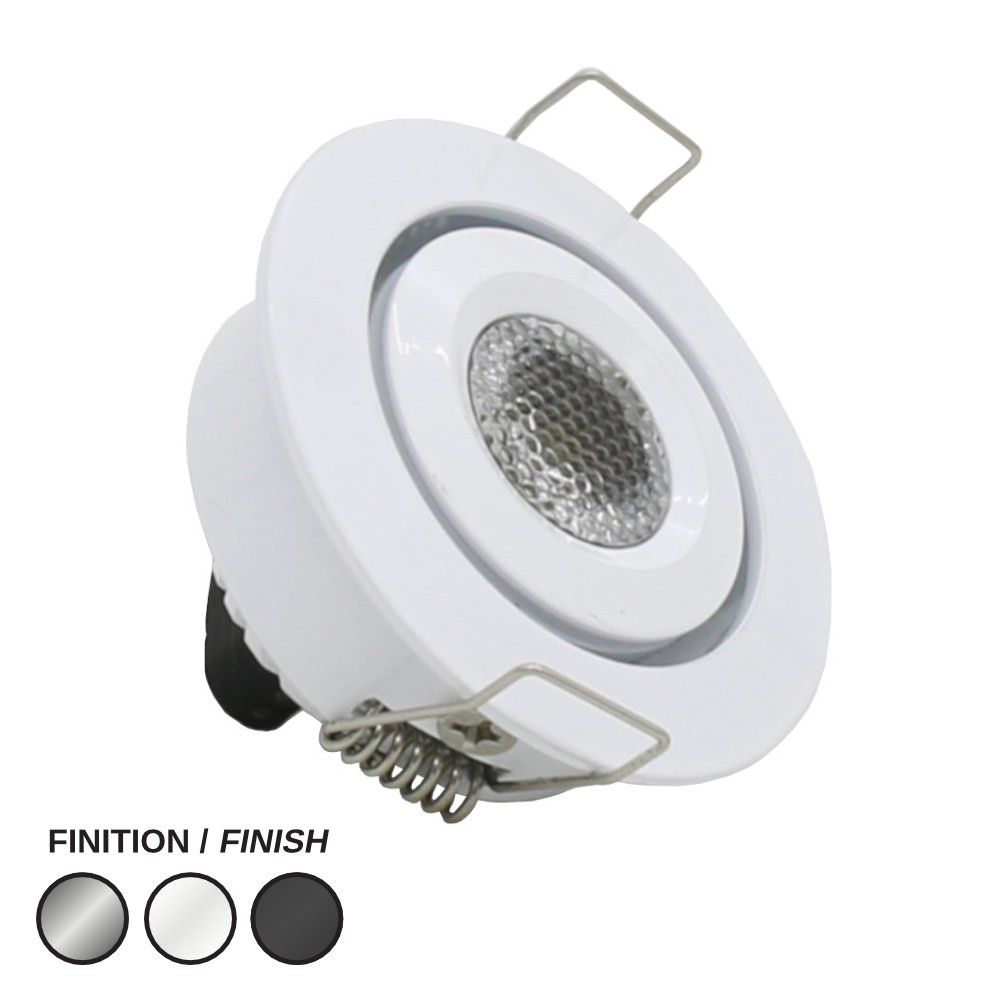 LED PUCK #200 - LCPK200-12V-40K-WH