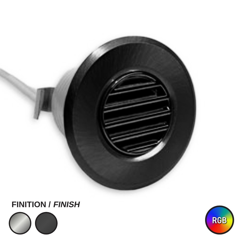 LED PUCK #2000 PERSIENNE - LCPK2000P-1W-RGB-BK