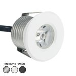 LED PUCK 2000 ROUND 24V 40K WHITE