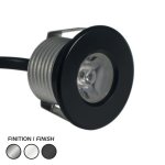 LED PUCK 2000 ROUND 24V RGB BLACK
