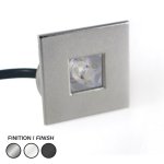LED PUCK 2000 SQUARE 24V 40K STAINLESS