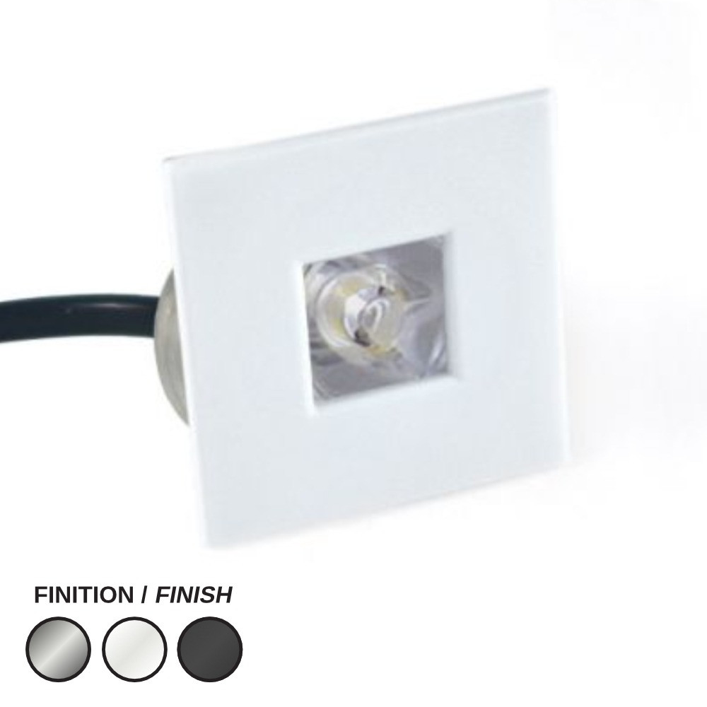 LED PUCK 2000 SQUARE 24V 40K WHITE