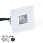 LED PUCK 2000 SQUARE 24V RGB WHITE