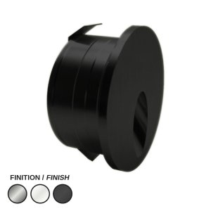 LED PUCK 600 ROND 24V 30K NOIR