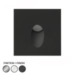 LED PUCK 600 SQUARE 24V 30K BLACK