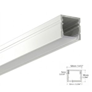 LED ALUMINUM PROFILE #80 - LCPROF-80-8FT