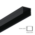 LED ALUMINUM PROFILE #85 - LCPROF-85-8FT-BK