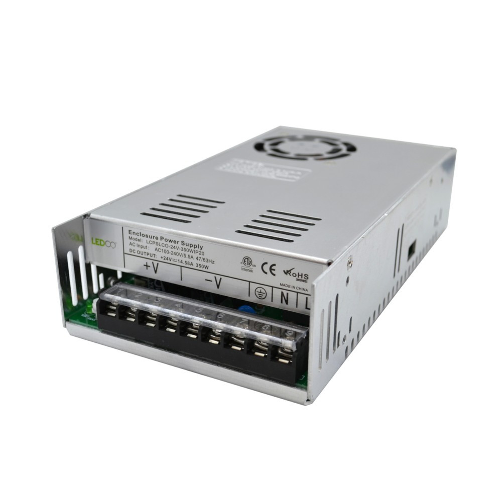 ALIMENTATION LED NON-DIMMABLE 350W 24V (CÂBLAGE FIXE)