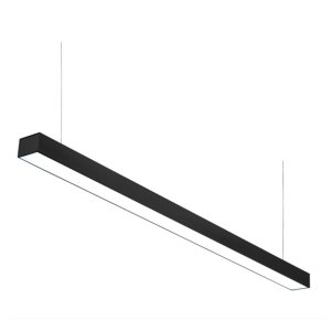 4' LINEAR SUSPENDED LUMINAIRE - LCSUSP-D-4FT-BK-40W-40K