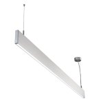 LUMINAIRE LINÉAIRE SUSPENDU BIDIRECTIONNEL 4PI, 40W, 4000K, ALUMINIUM