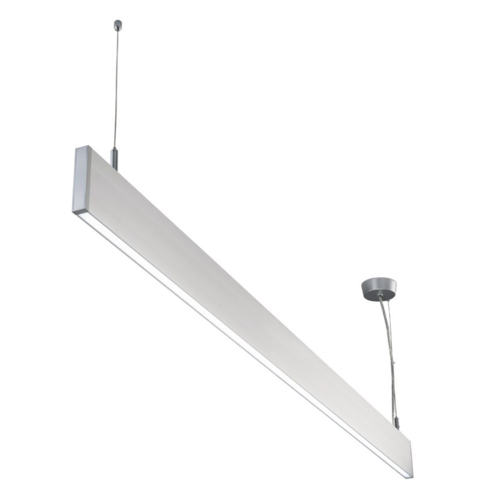 LUMINAIRE LINÉAIRE SUSPENDU BIDIRECTIONNEL 4PI, 40W, 4000K, ALUMINIUM