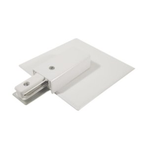 END CONNECTOR AND TRACK PLATE - LCTC-EXP-6111-WH
