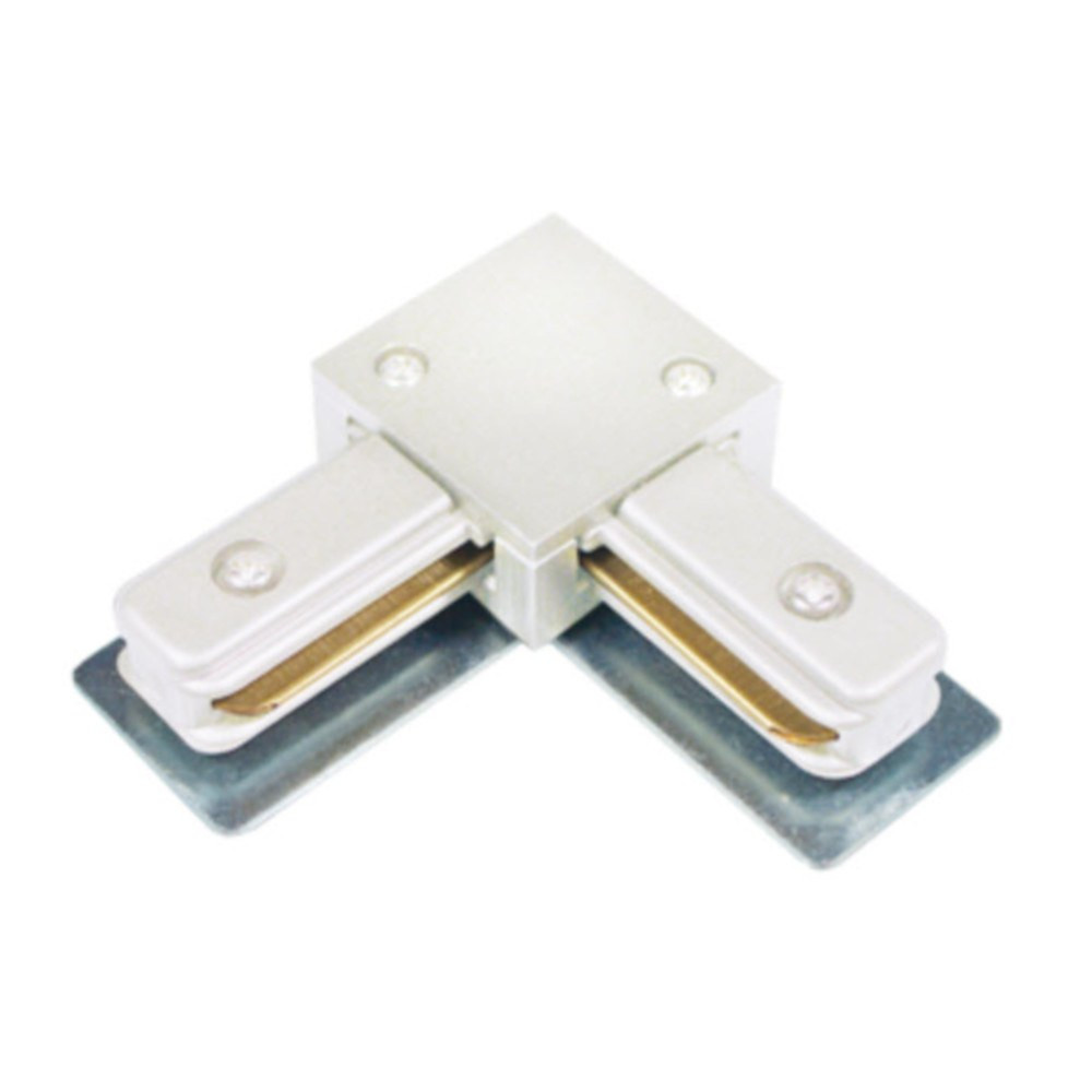 "L" CONNECTOR FOR TRACK - LCTC-L-6102-WH