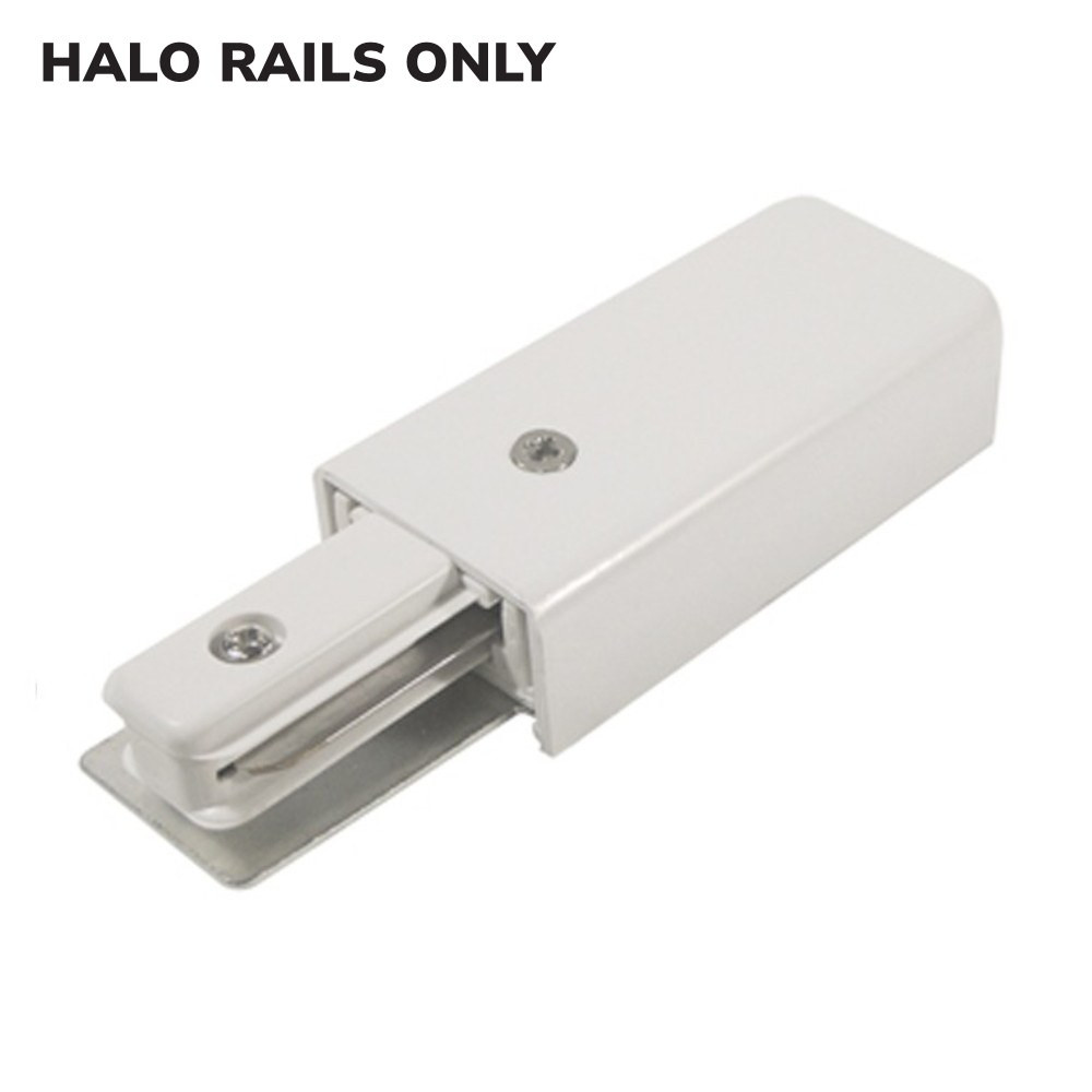 RIGHT END CONNECTOR FOR HALO TRACK - LCTCL-EXT-WH