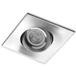GU10 TRIM - ADJUSTABLE SQUARE - LCTRIM-358-S-BS