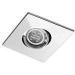 GU10 TRIM - ADJUSTABLE SQUARE - LCTRIM-358-S-CH