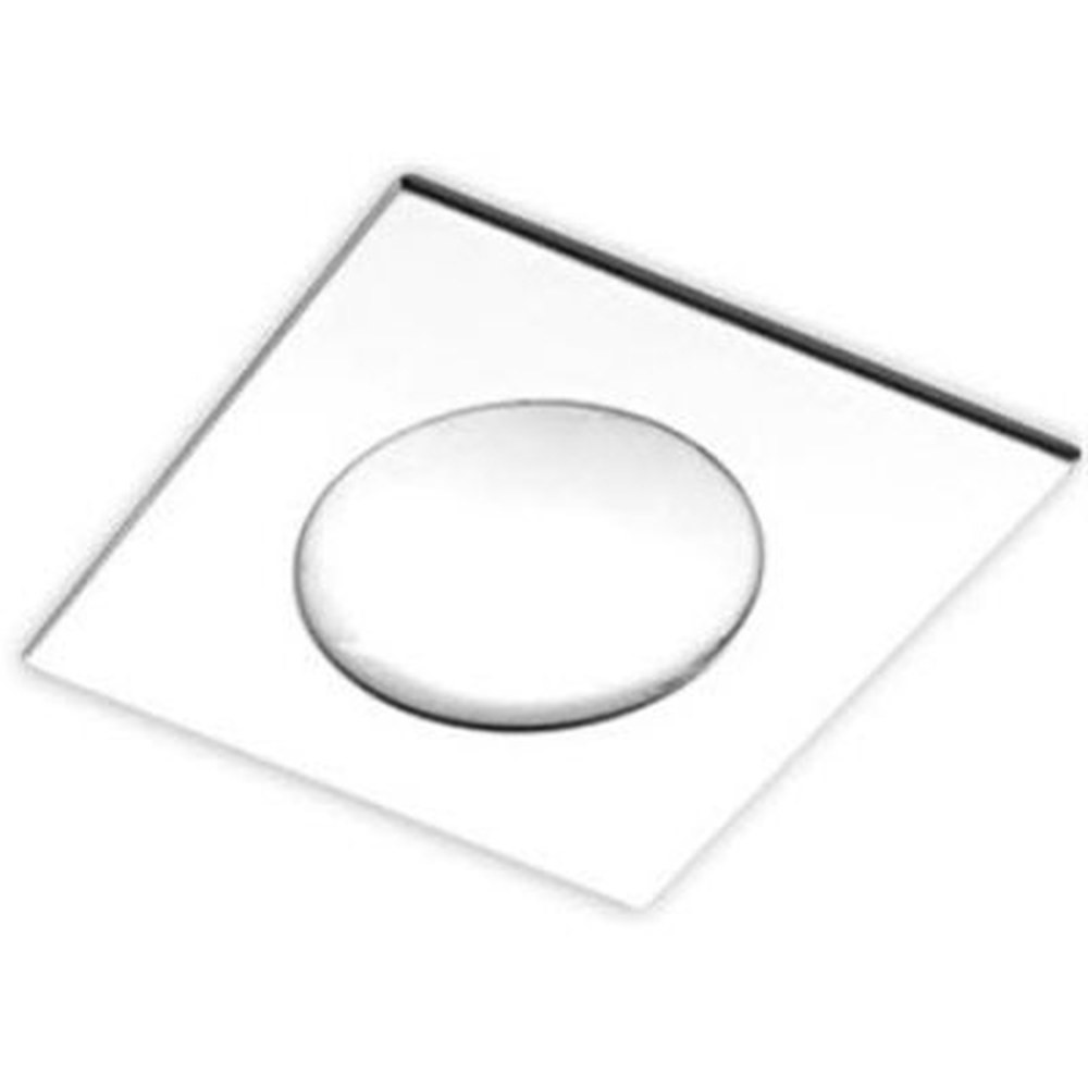 GU10 TRIM - SQUARE/SHOWER - LCTRIM-358-SSH-WH