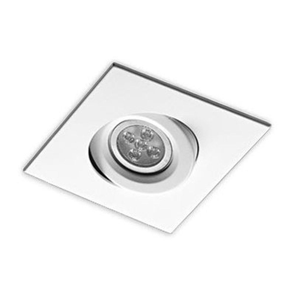PAR20 TRIM - ADJUSTABLE SQUARE - LCTRIM-4-S-WH
