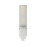 LAMPE LED DE REMPLACEMENT 11W G24Q - ORIENTATION HORIZONTALE - 4000K 120-277V