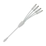 24V - DC2.1 - SPLITTER 4XMALE - 1XFEMALE FOR TAPE - STR - SLM PUCK - LED-SP-4