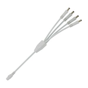 24V - DC2.1 - SPLITTER 4XMALE - 1XFEMALE FOR TAPE - STR - SLM PUCK - LED-SP-4