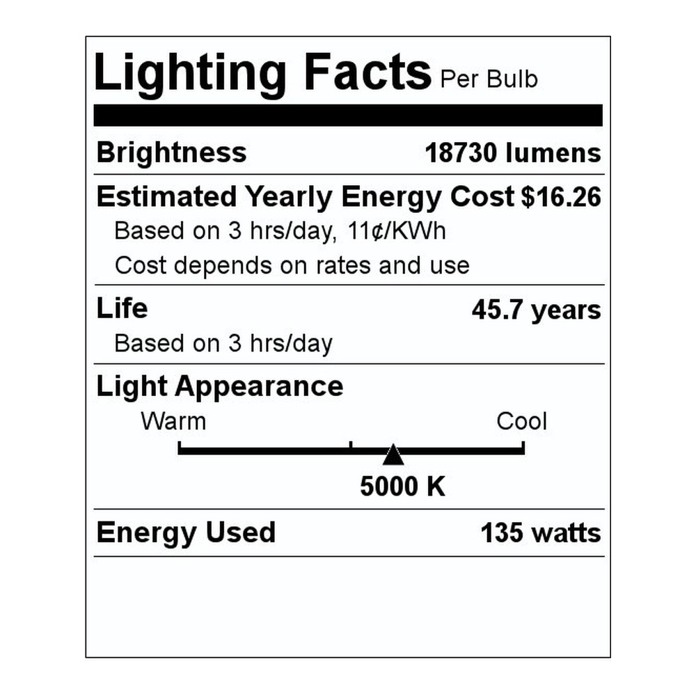 140W ENCLOSED RATED HIGH BAY RETROFIT - REPLACES UP TO 400W HID - EX39 - 5000K - HIGH VOLTAGE 277V-480V -LED-8232M50D-HV