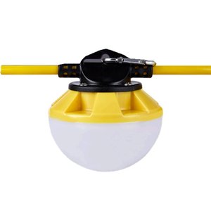 12W X 10 - 100 FT WORK SITE STRING LIGHT SET - 3 PRONG PUG 120V