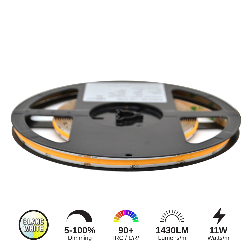 LED STRIP 11W/M (COB) 24V 30K