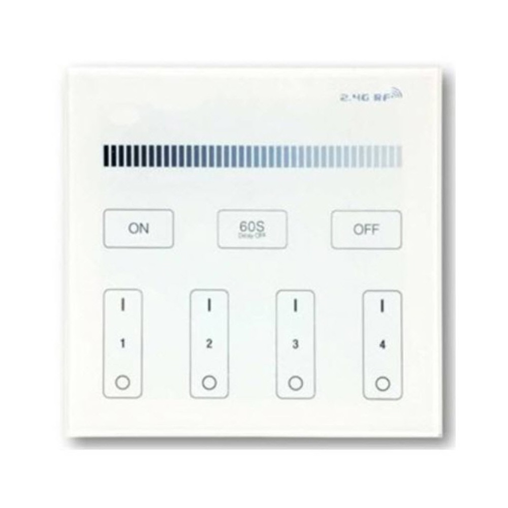 4 ZONE RF MILGT WALL CONTROLLER - ALL (B4)