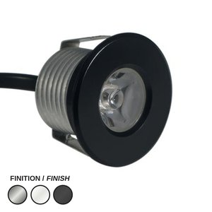 LED PUCK 2000 ROUND 24V 30K BLACK